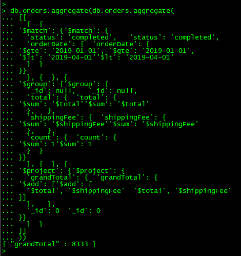 系列十三、MongoDB聚合查询