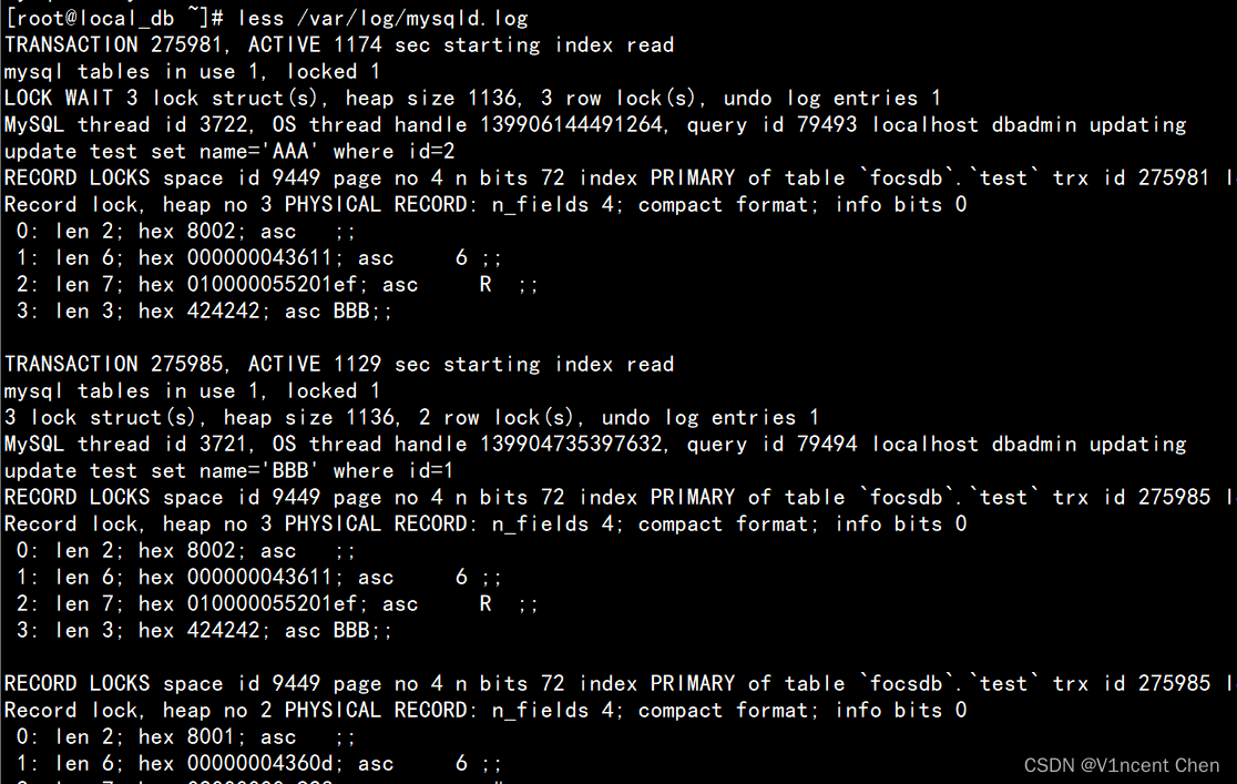 MySQL InnoDB死锁原因及改善建议（InnoDB Deadlocks）