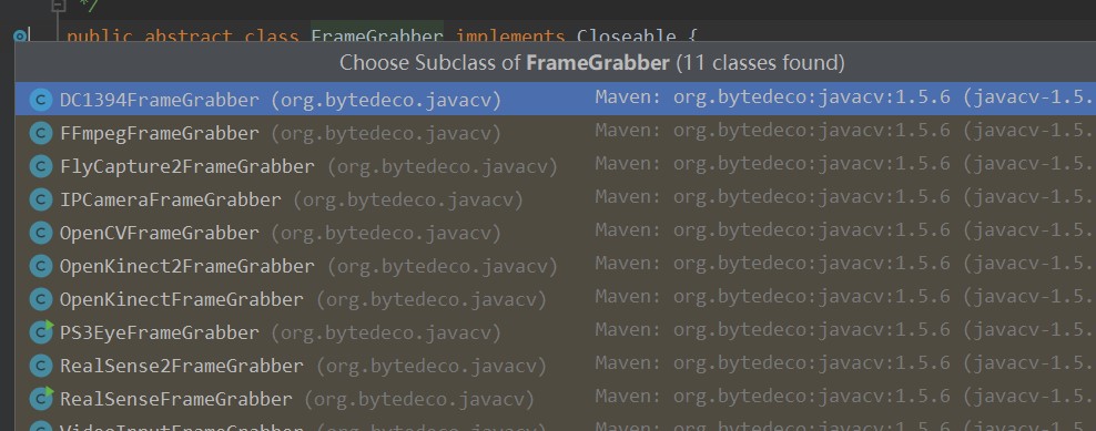 javacv相关学习了解javacv