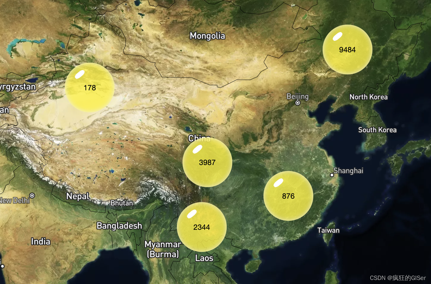 MapBox动态气泡图渲染教程