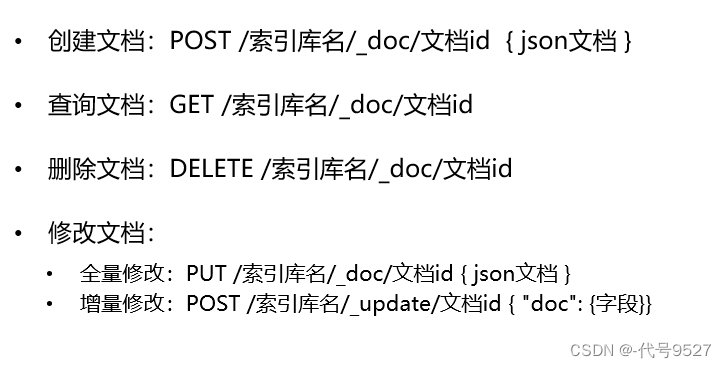 【ElatsticSearch】ES索引库与文档的增删改查