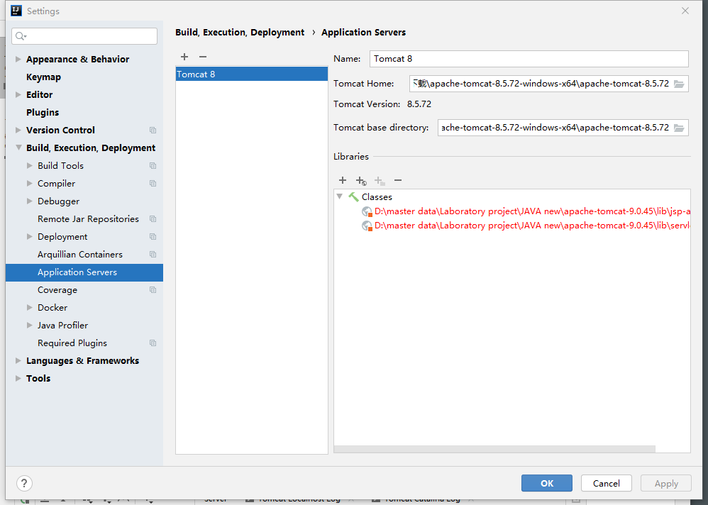 启动tomcat遇到的问题