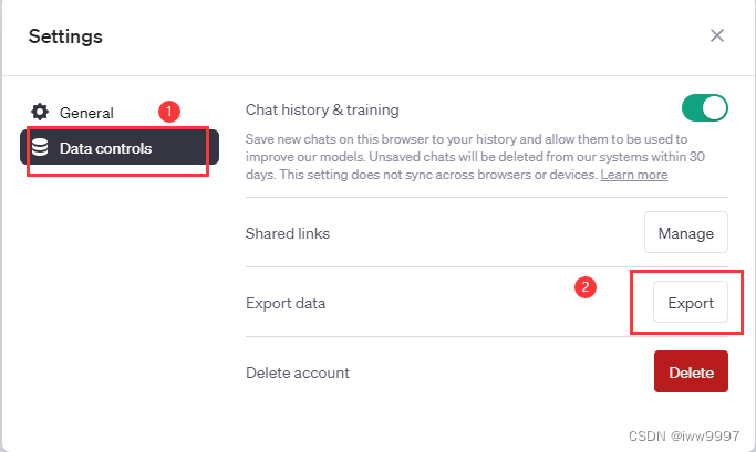 chatgpt导出聊天记录