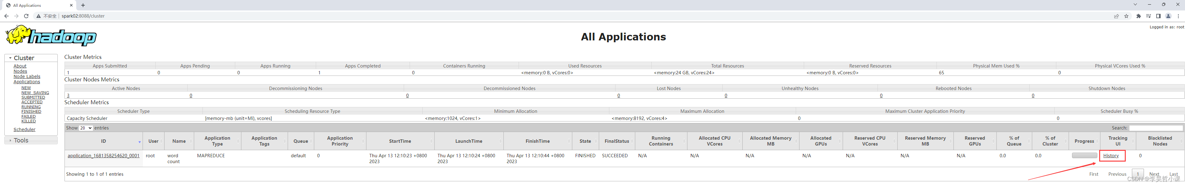 hadoop histotryserver