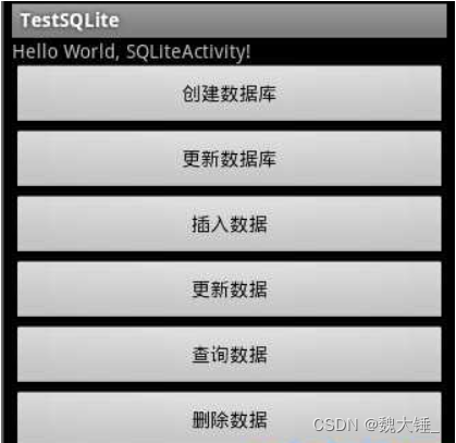 Android SQlite基本用法