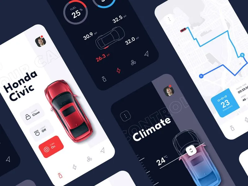 Vehicle Assistant App by Mike Guskov