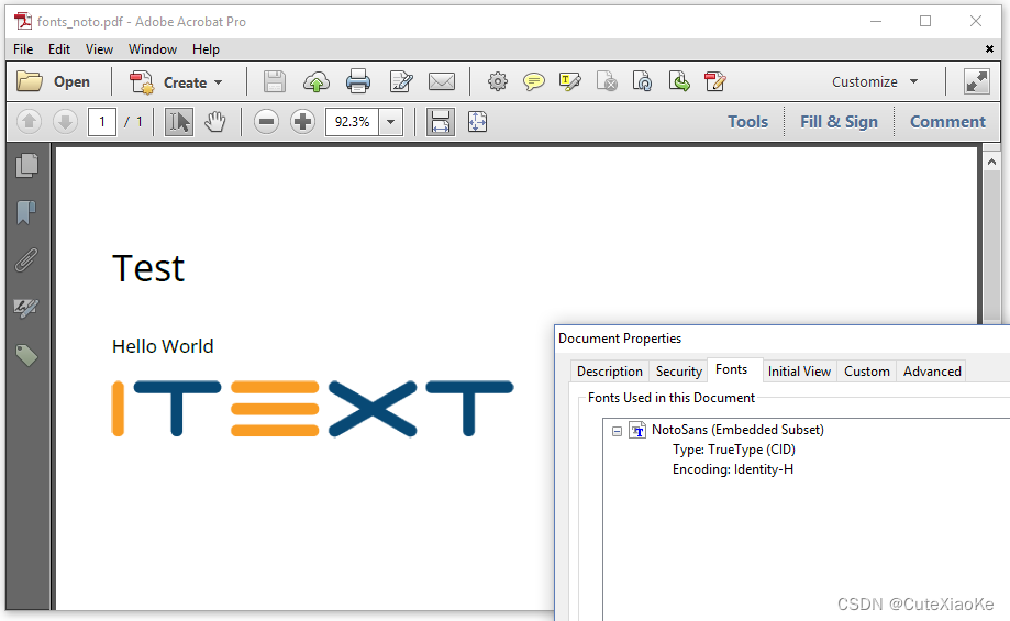 图6.13 Hello HTML，Noto字体<