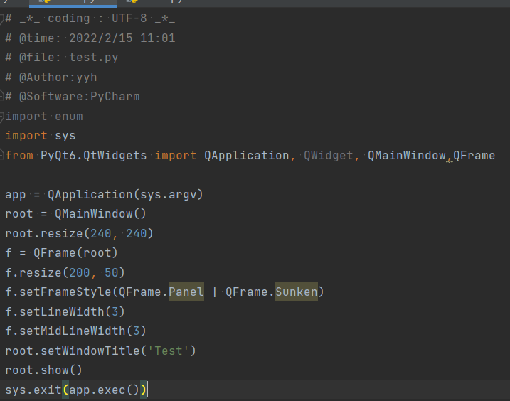 PYQT6中setFramestyle的参数_pyqt6 qlabel.setframestyle-CSDN博客