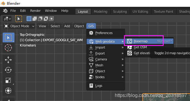 GIS/Web geodata/Basemap