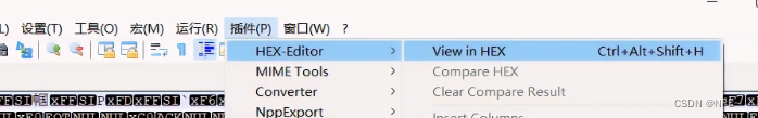 bug：nodepad++安装hex Editor插件闪退