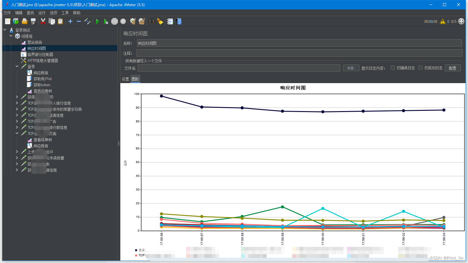 JMeter5.5入门到实战：HTTP+TCP+响应断言+自定义拓展+返回值获取