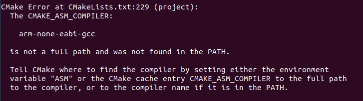 px4 cmake command not found