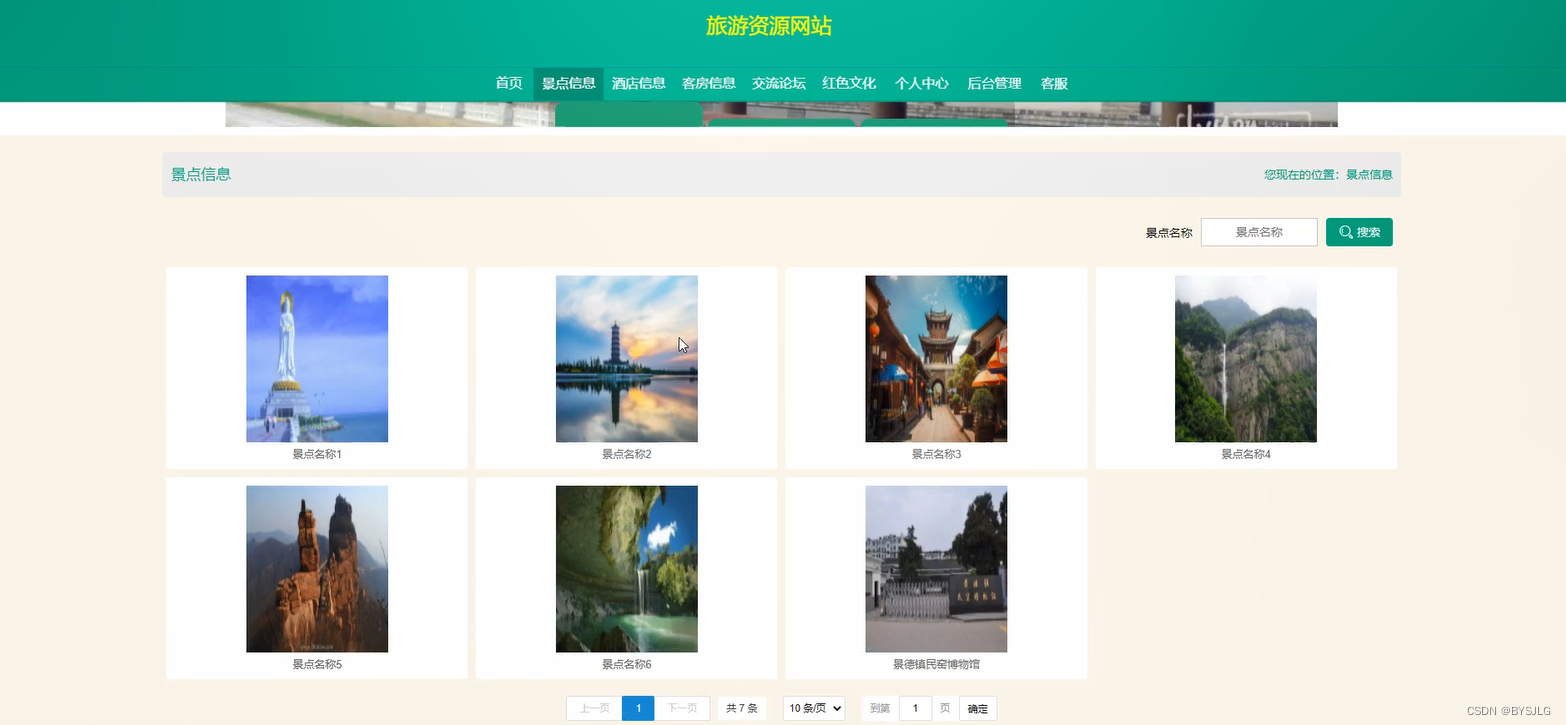 景点信息