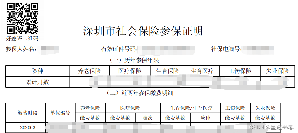 深圳社保明细查询， 深圳社保参保证明