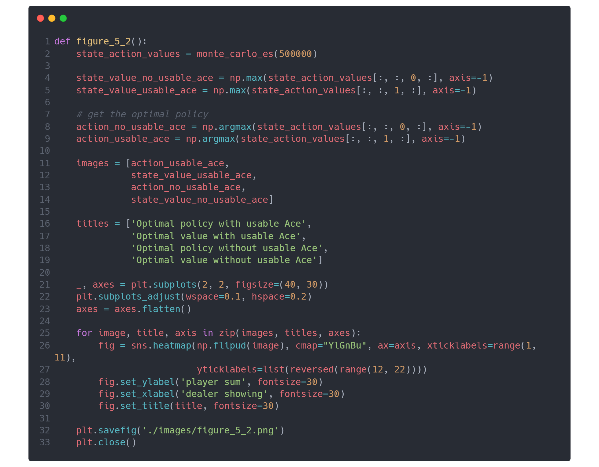 深度强化学习强化学习montecarlo算法代码实现