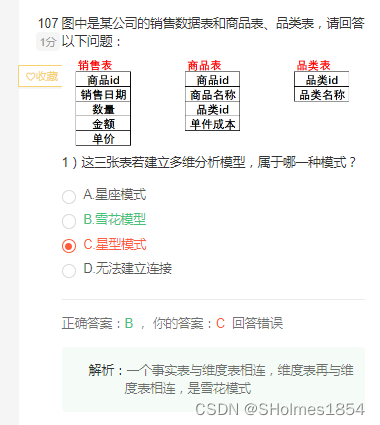 cda星型模式、星座模式和雪花模式是什么鬼，怎么记