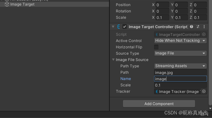 Unity EasyAR图像跟踪_unity ar对真实物体的追踪-CSDN博客