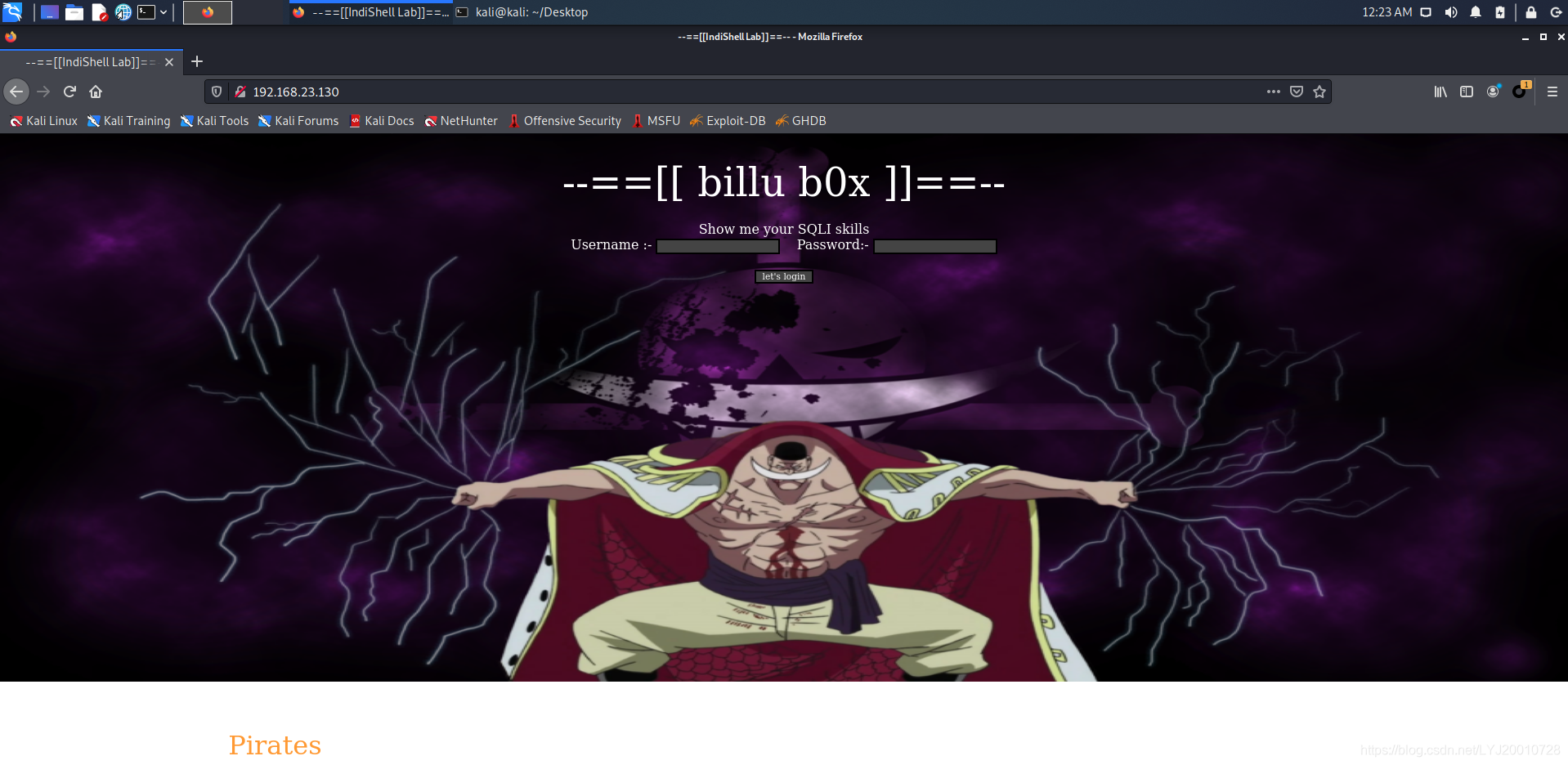 VulnHub渗透测试实战靶场 - Billu_b0x