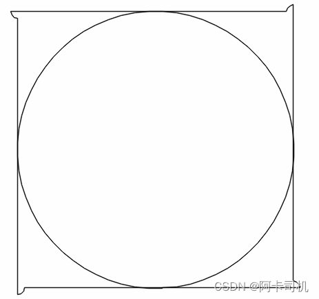 刻字机尖角补偿