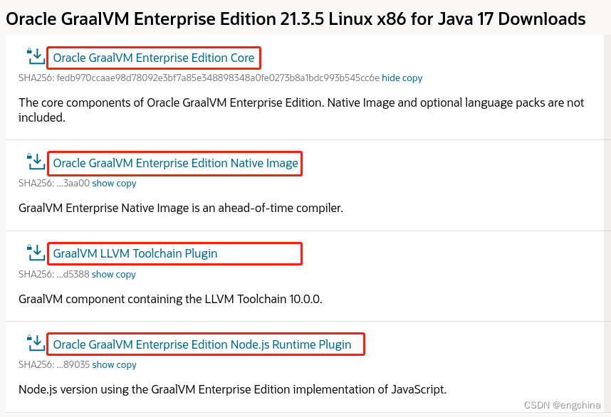 AlmaLinux 9 安装Oracle GraalVM Enterprise Edition 21.3.x