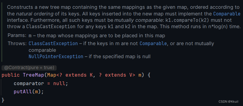 带Map参数的构造函数