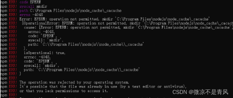 VSCode npm : ‘vue-cli-service‘ 不是内部或外部命令，也不是可运行的程序 或批处理文件