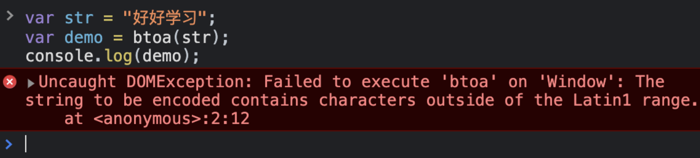 Js对字符串进行base64编码和解码，中文报错：Failed to execute ‘btoa‘ on ‘Window‘: The ...
