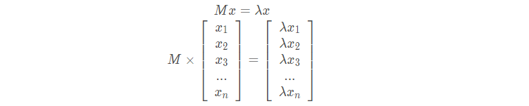 Mx=λx