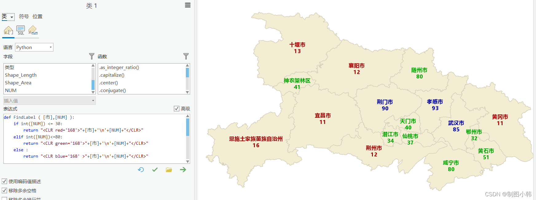 分行分类标注