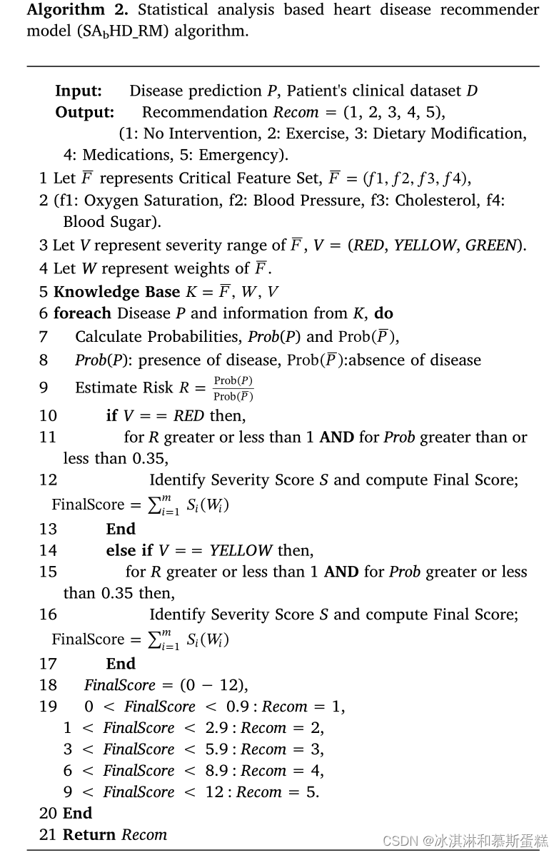 【论文阅读】A statistical analysis based recommender model for heart disease patients