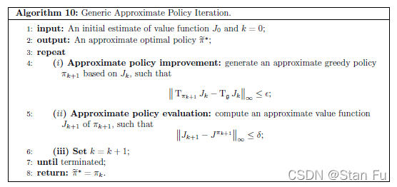 ADPRL - 近似动态规划和强化学习 - Note 8 - 近似策略迭代 (Approximate Policy Iteration)-CSDN博客