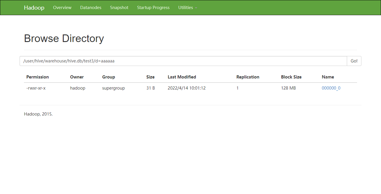 dblabVirtualBox的hive的分区表实践二_time taken to load dynamic partitionsCSDN博客