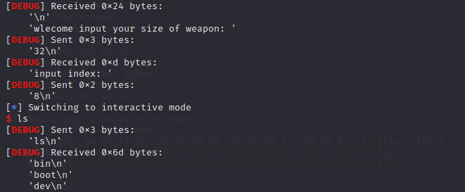 SWPUCTF_2019_p1KkHeap（负溢出tcache）de1ctf_2019_weapon(IO_FILE泄露libc)