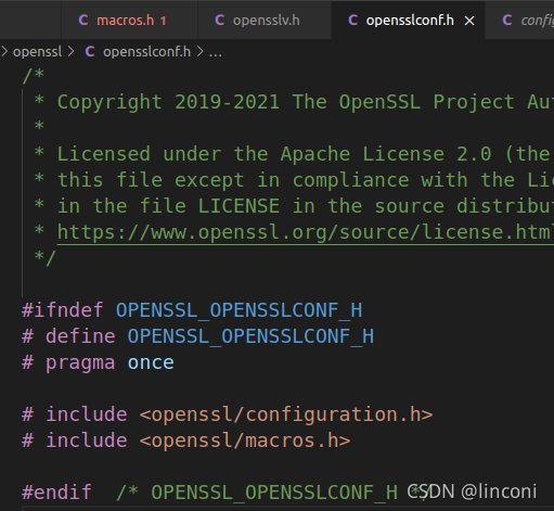 openssl源码中的头文件include error_openssl configuration.h-CSDN博客