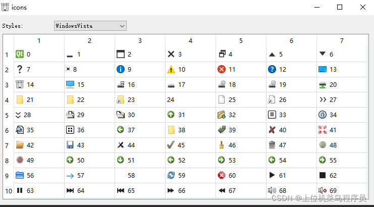 PyQt显示所有内置icon_pyqt icon-CSDN博客