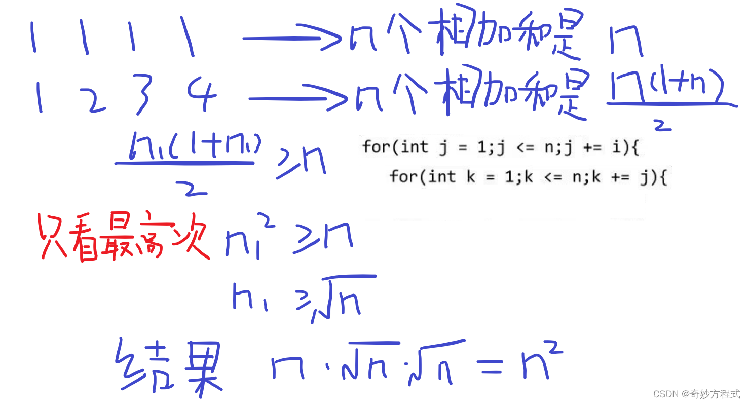 洛谷 LGR SCP-J 2023 c++语言模拟试题 10. 以下程序片段的时间复杂度为（ ）