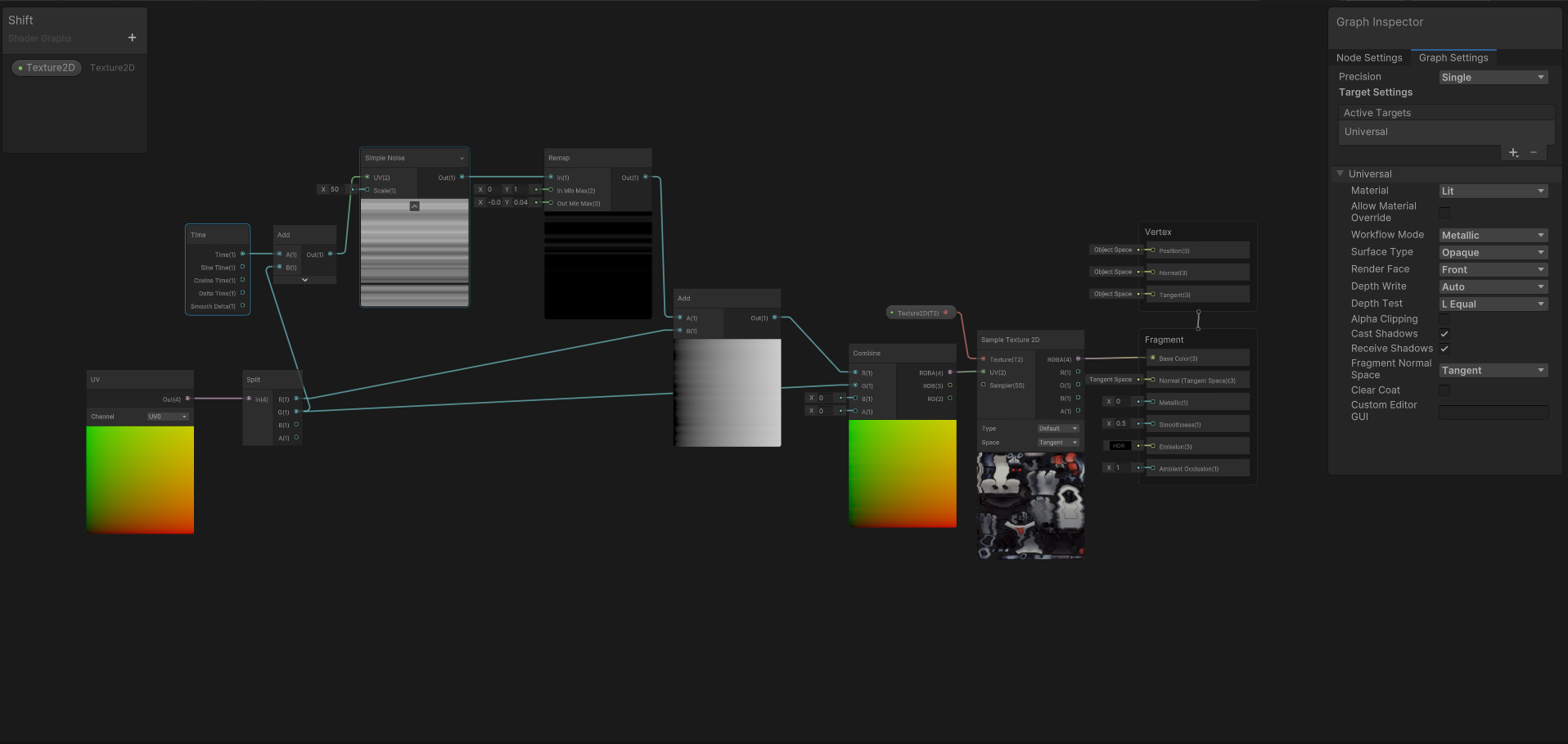 Unity之ShaderGraph如何实现UV抖动