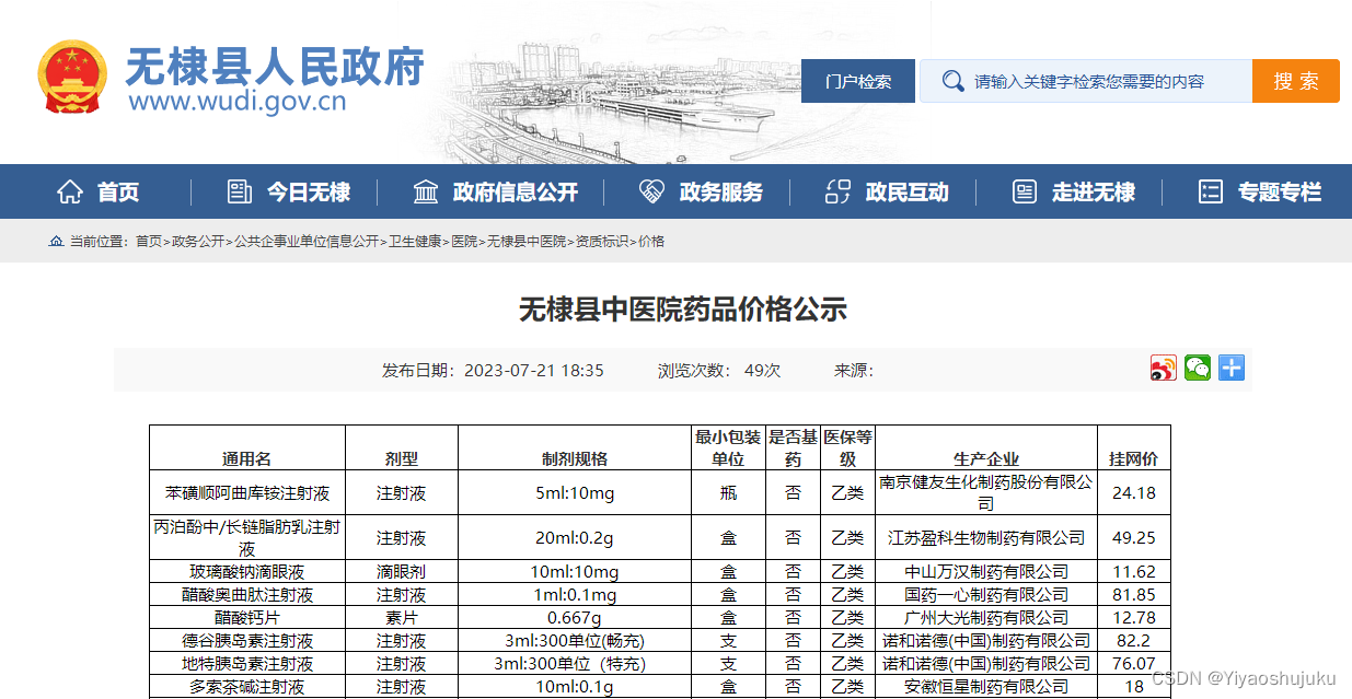 國家藥品價格查詢官網-在線網站查詢方法-csdn博客