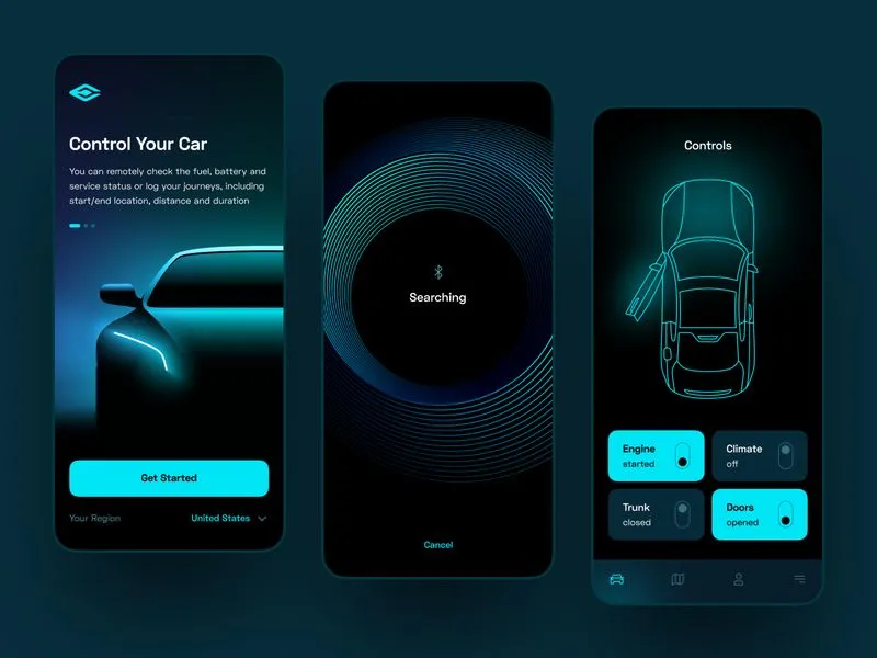Car Control App by Dmitry Litvinenko