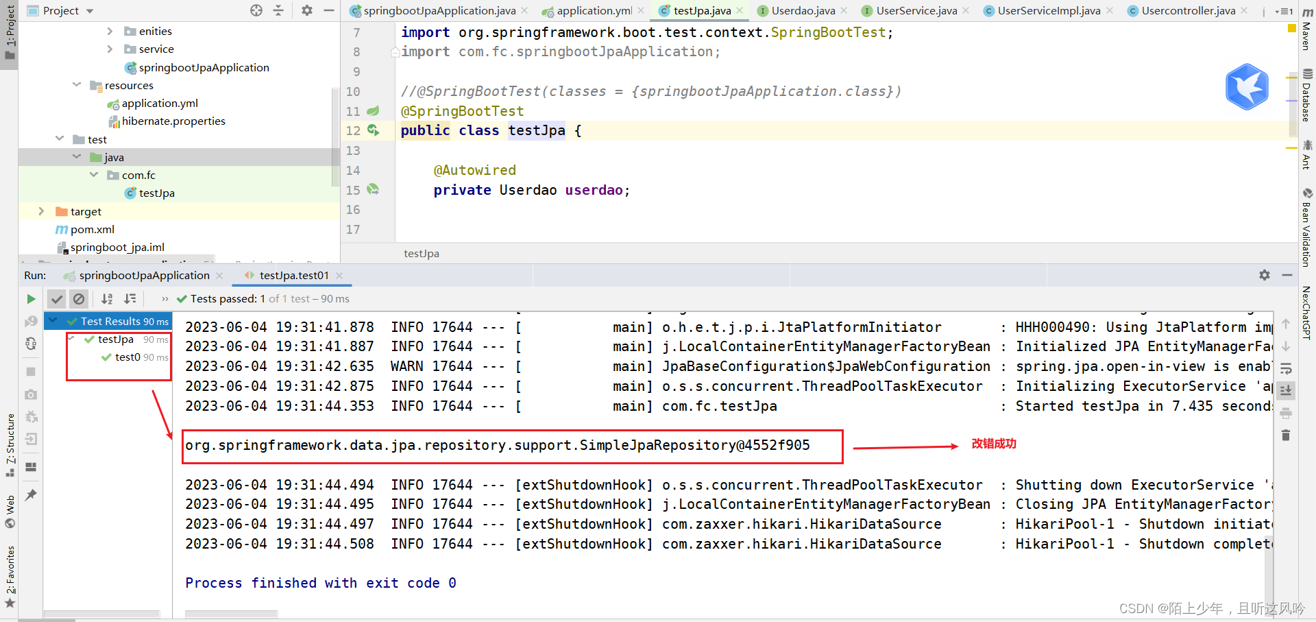 java.lang.IllegalStateException Unable to find a @SpringBootConfiguration代码报错