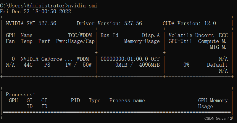 nvidia-smi 