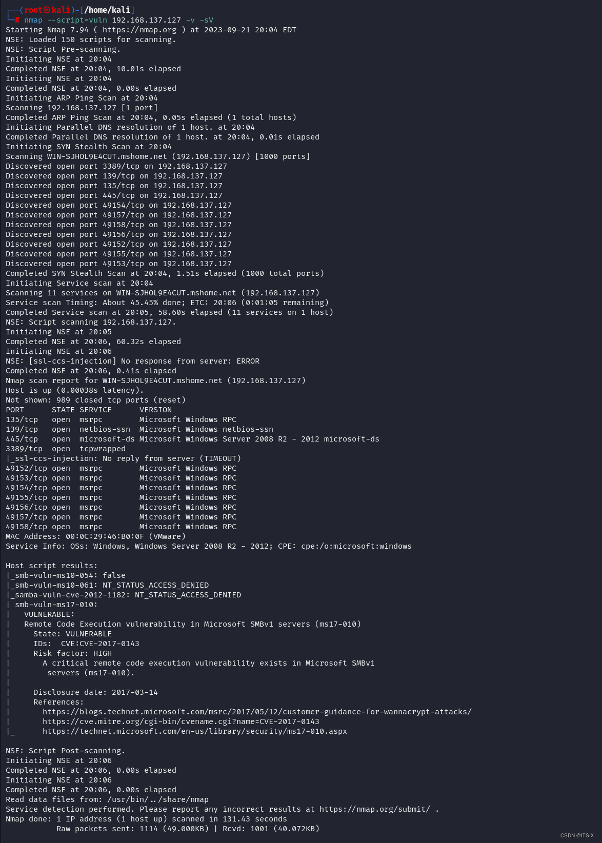 蓝屏攻击cve20120002漏洞复现ms1202012024最新大厂网络安全面试集合