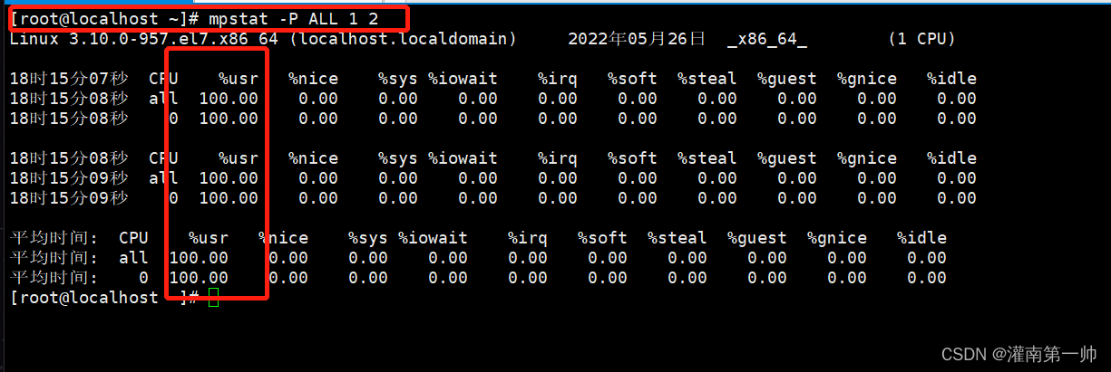 Как установить mpstat linux