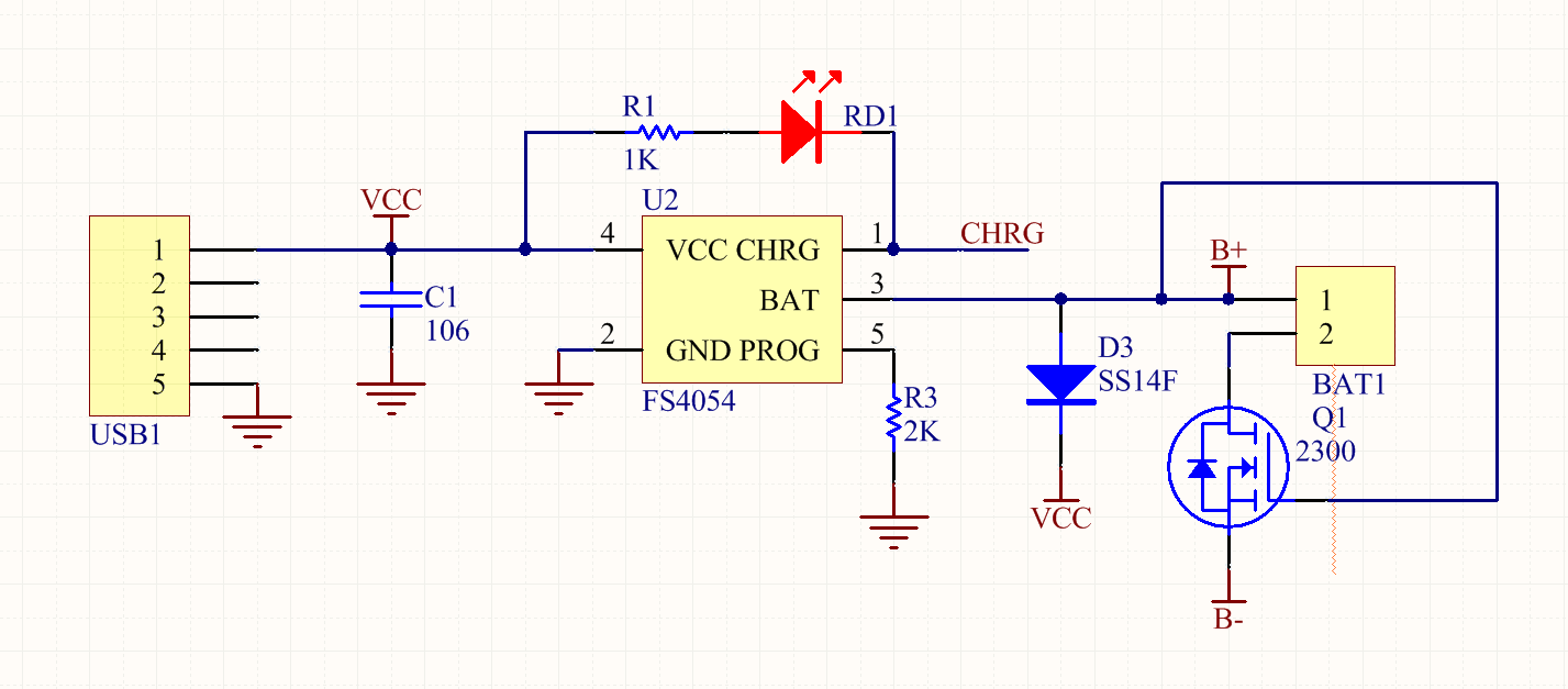 18650电池正负反接保护电路如何做原理图参考图
