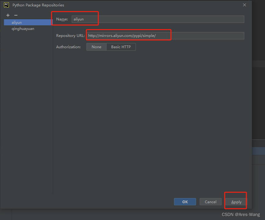 pycharm 下载源配置