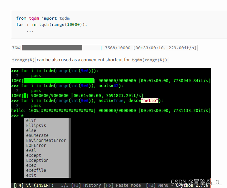 Python进度条库tqdm_tqdm离线安装-CSDN博客