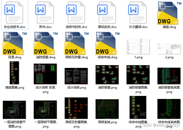 二十四层办公楼电气消防报警系统毕业设计（说明书+CAD图纸+外文翻译）_消防工程毕业设计cad图纸材料清单-CSDN博客