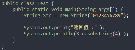 java截取指定字符串中的某段字符